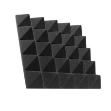 Акустическая панель пирамида Pyramid Gain Black 70 мм 45х45см