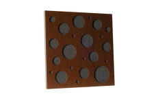 Акустическая панель Ecosound EcoBubble brown 50х50 см 53мм цвет коричневый