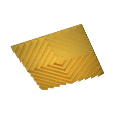 Акустическая подвесная звукопоглощающая панель Quadro Acoustic Wave Yellow