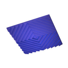 Акустическая подвесная звукопоглощающая панель Quadro Acoustic Wave Blue