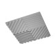Акустическая подвесная звукопоглощающая панель Quadro Acoustic Wave Grey
