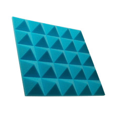 Акустическая панель пирамида Pyramid Gain Blue 50 мм 45х45см