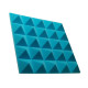 Акустическая панель пирамида Pyramid Gain Blue 50 мм 45х45см