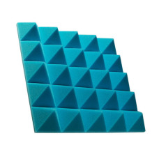 Акустическая панель пирамида Pyramid Gain Blue 70 мм 45х45см