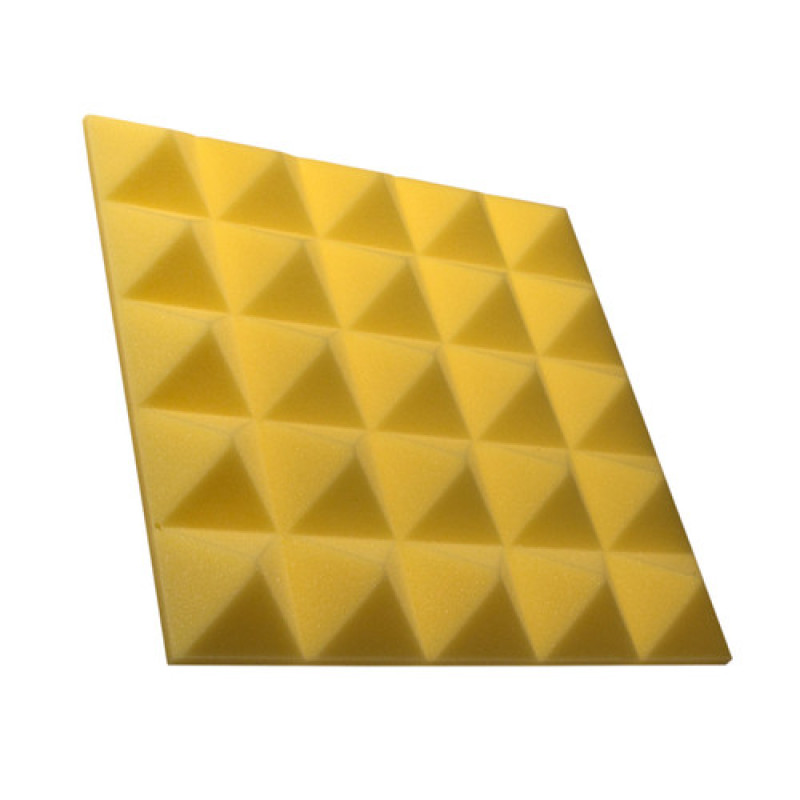 Акустическая панель Pyramid Gain Yellow 50 мм 45х45см