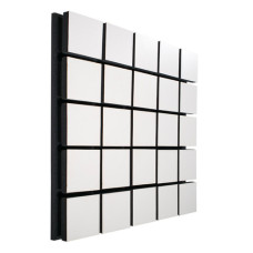 Акустическая панель Ecosound Tetras Wood White 50x50см 53мм цвет белый