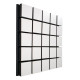 Акустическая панель Ecosound Tetras Wood White 50x50см 53мм цвет белый