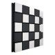 Акустическая панель Ecosound Tetras Acoustic Wood White 50x50см 53мм цвет белый