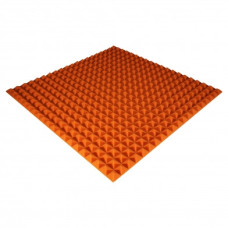 Панель из акустического поролона Ecosound Pyramid Color 30мм 100x100см оранжевая