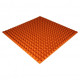 Панель из акустического поролона Ecosound Pyramid Color 30мм 100x100см оранжевая