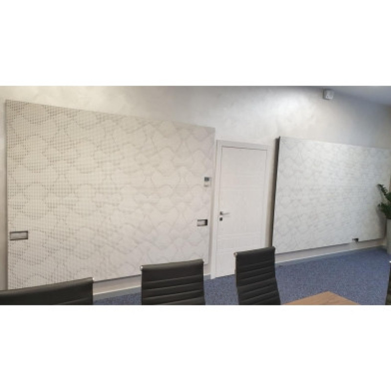 Акустическая панель Ecosound Rhombus White 50х50см 53мм цвет белый