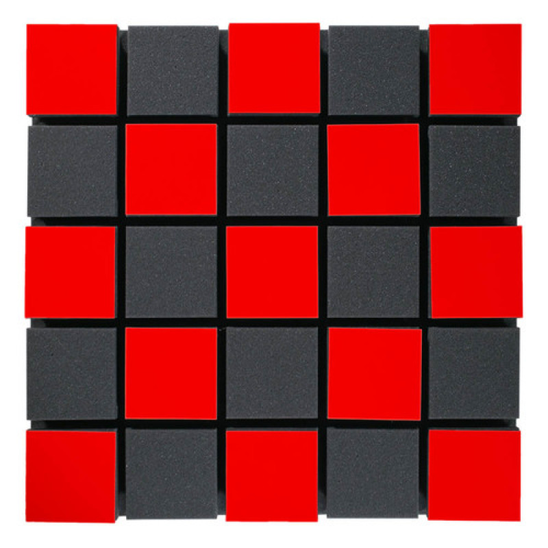 Акустическая панель Ecosound Tetras Acoustic Wood Red 50x50см 33мм Цвет красный