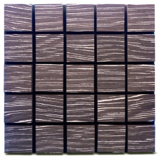 Акустическая панель Ecosound Tetras Wood Ebony&Ivory 50x50см 53мм Черно-белый