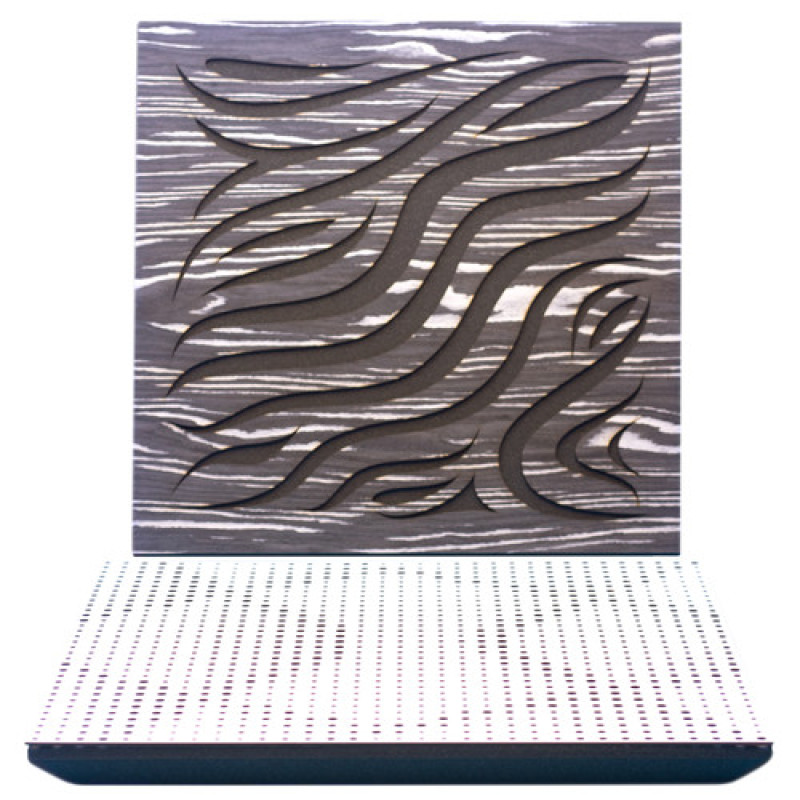 Акустическая панель Ecosound Chimera Ebony&Ivory 50x50см 53мм цвет черно-белый