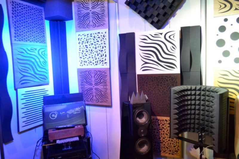 Акустическая панель Ecosound EcoWave Zebrano 50x50см 73мм цвет крем