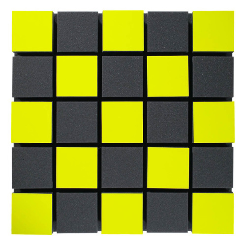 Акустическая панель Ecosound Tetras Acoustic Wood Yellow 50x50см 73мм жёлтый