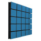 Акустическая панель Ecosound Tetras Wood Blue 50x50см 73мм цвет синий