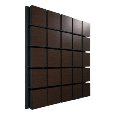Акустическая панель Ecosound Tetras Wood Brown 50x50см 73мм цвет коричневый