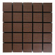 Акустическая панель Ecosound Tetras Wood Brown 50x50см 73мм цвет коричневый