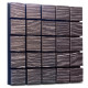 Акустическая панель Ecosound Tetras Wood Ebony&Ivory 50x50см 73мм Черный
