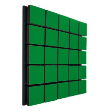 Акустическая панель Ecosound Tetras Wood Green 50x50см 73мм цвет зелёный