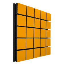 Акустическая панель Ecosound Tetras Wood Orange 50x50см 53мм цвет оранжевый
